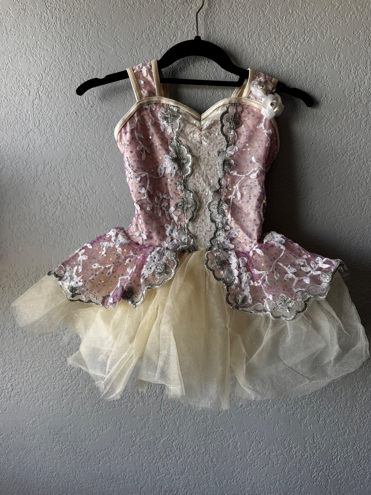 Pink Sequin Tutu Dance Dress