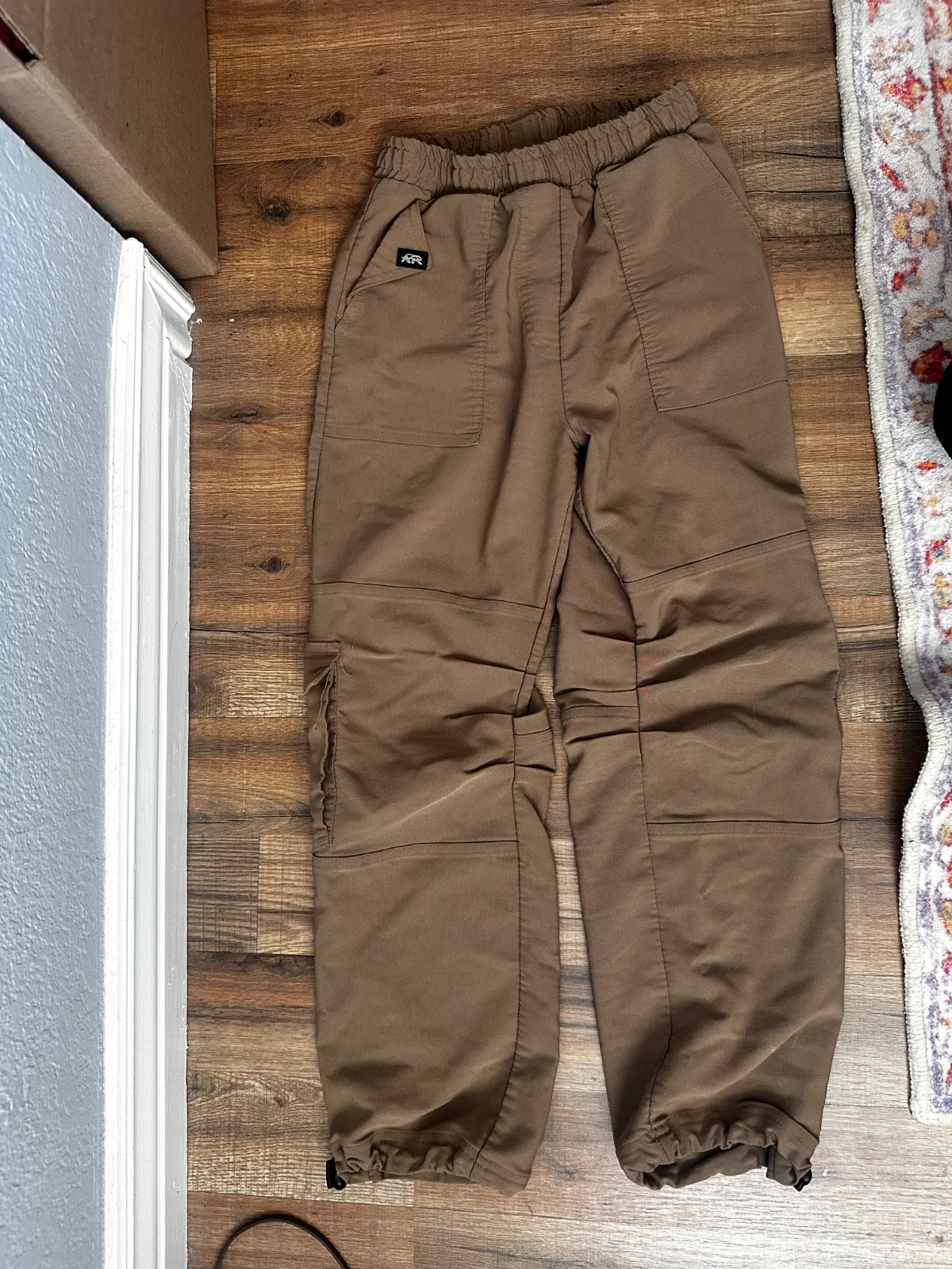 Tan Cargo Pants with Pockets