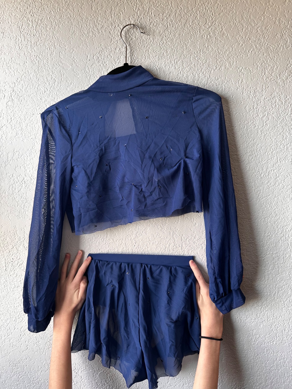 Navy Blue Two-Piece Dance Set Balera