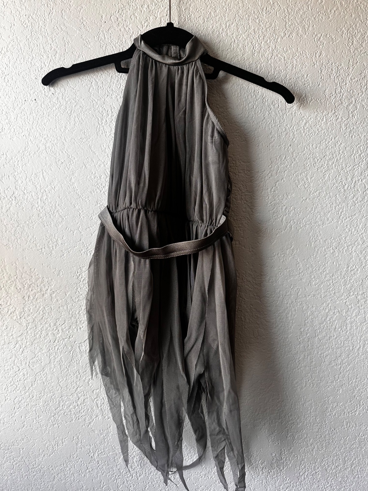 Gray Halter Lyrical Dance Costume