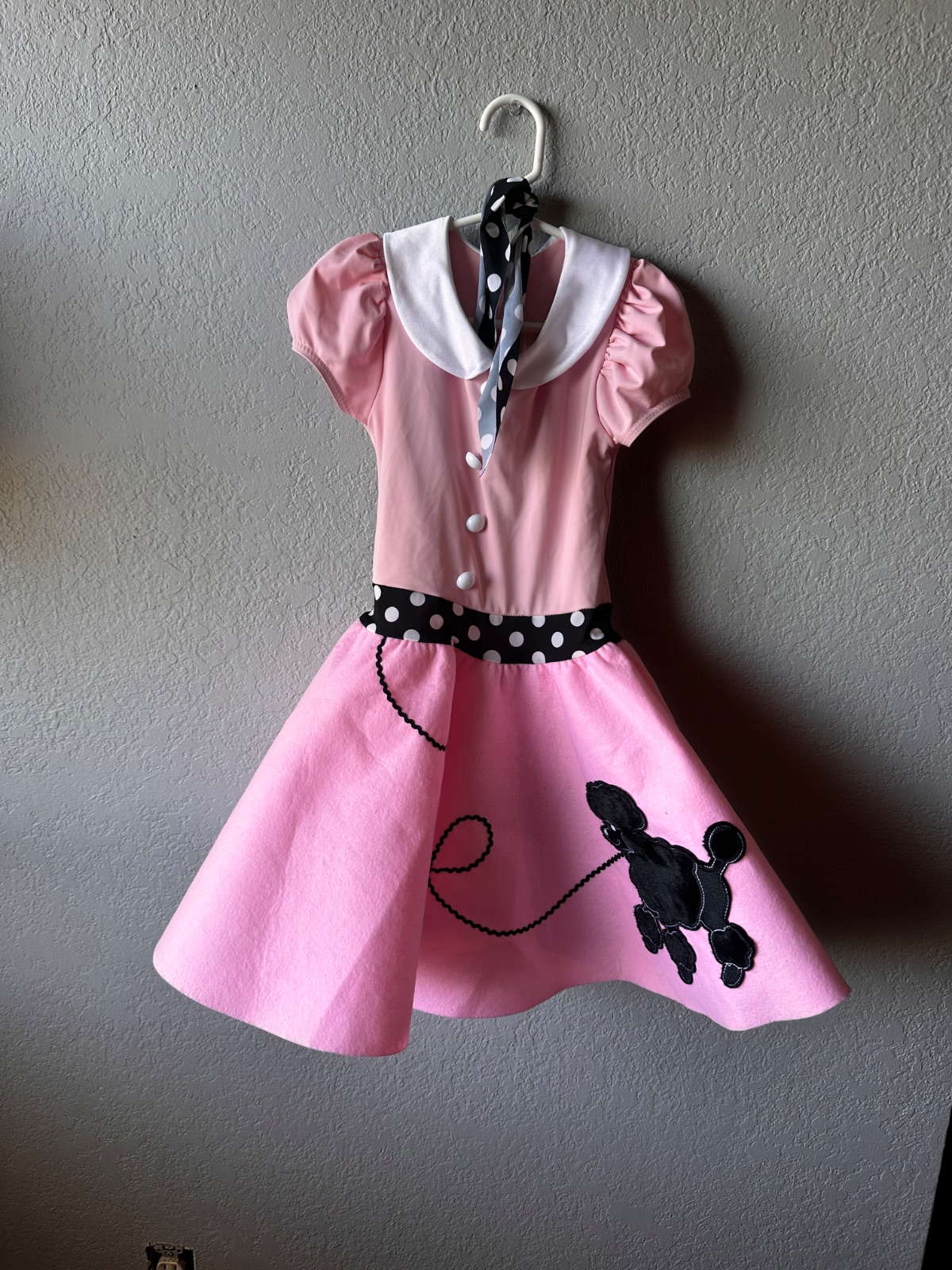 Pink Poodle Skirt Dance Costume